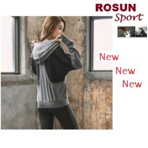 Sports sweatshirt with hoodie new. L AND XL